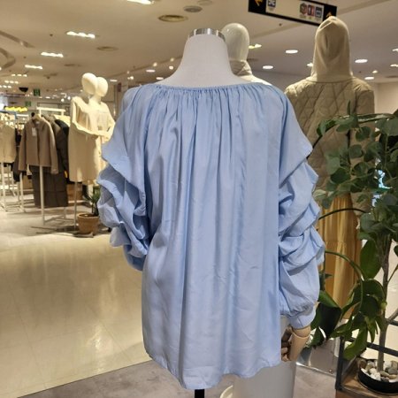 캉캉소매쉬폰블라우스