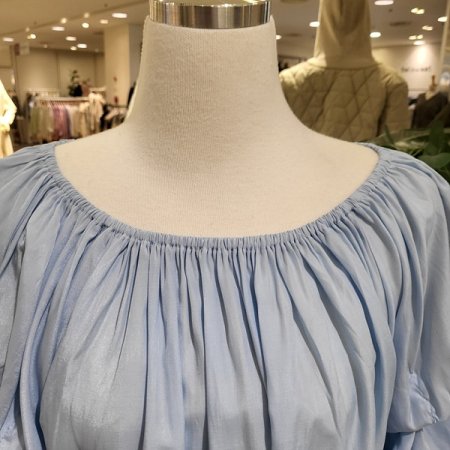 캉캉소매쉬폰블라우스