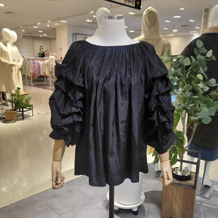 캉캉소매쉬폰블라우스