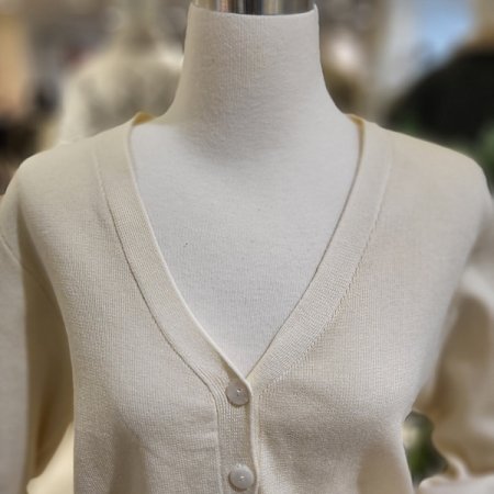 브이넥9부소매봄가디건