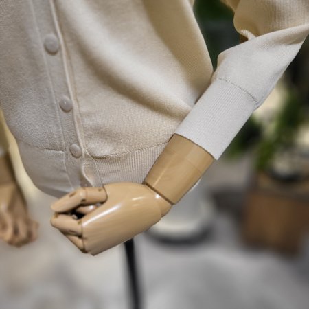 브이넥9부소매봄가디건