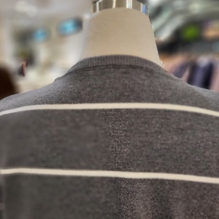 반팔스트라이프니트가디건