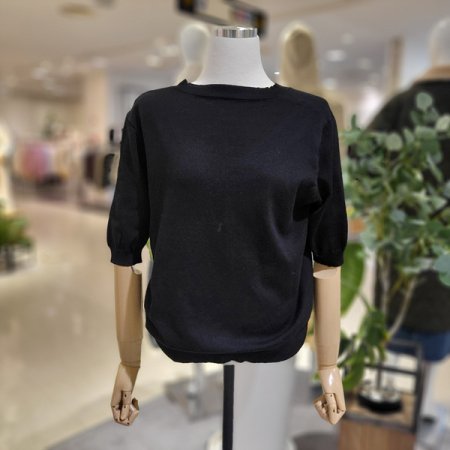 반팔기본시보리봄니트