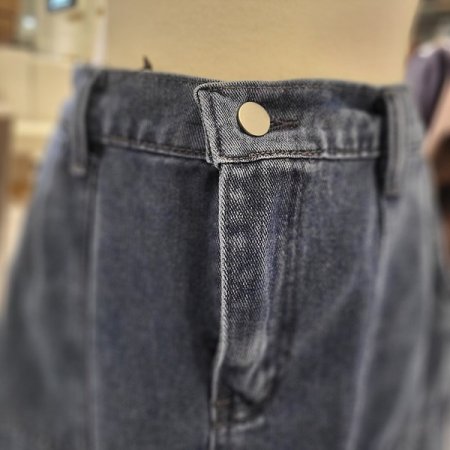 뒷주머니A라인청스커트