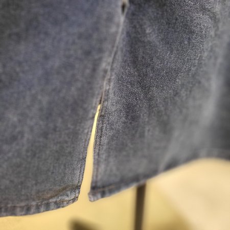 뒷주머니A라인청스커트