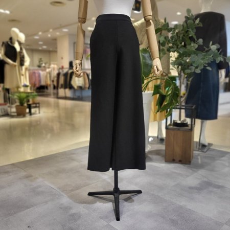 밴딩일자와이드팬츠