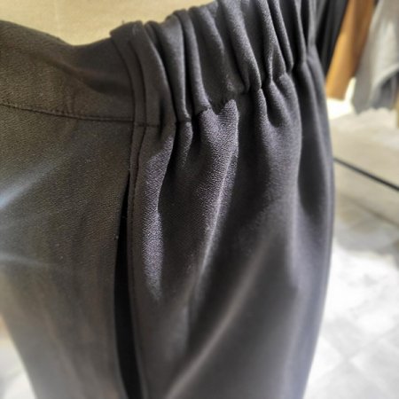 밴딩일자와이드팬츠