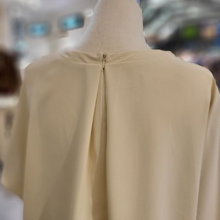 7부소매루즈핏블라우스