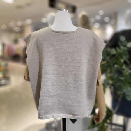 브이넥단추니트조끼