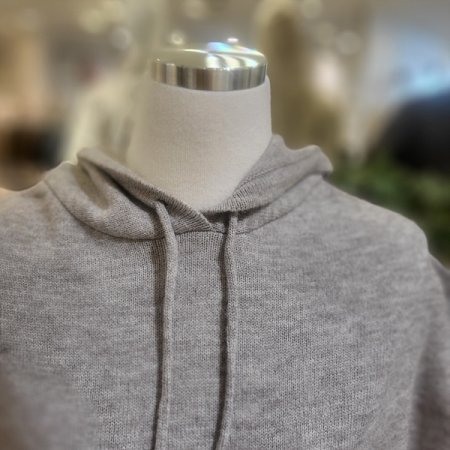 옆절개후드니트조끼