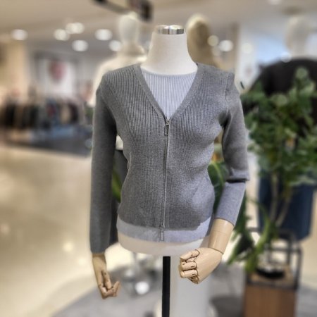 이너배색집업니트가디건