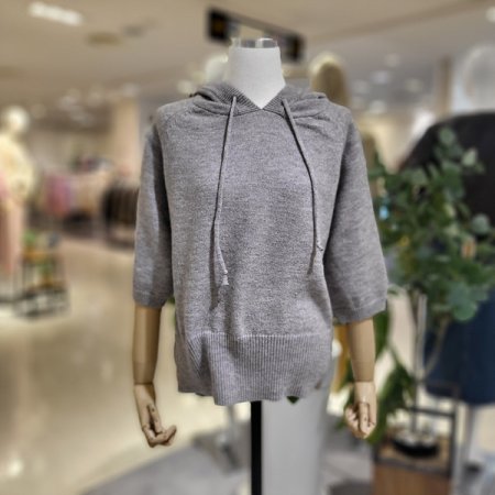 5부소매장후드니트티