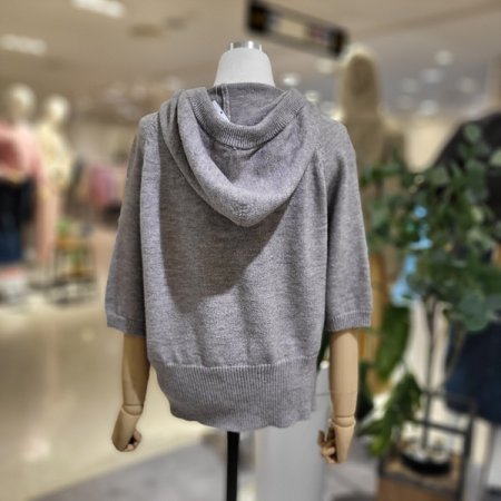 5부소매장후드니트티