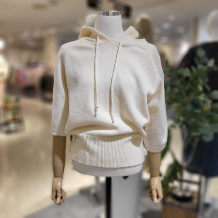 5부소매장후드니트티