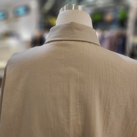 반팔박시롱셔츠블라우스