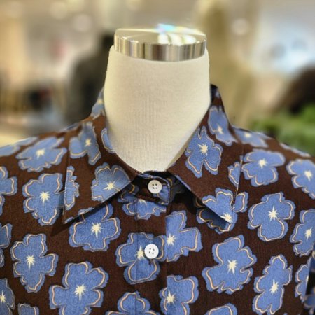 꽃봉우리패턴셔츠블라우스