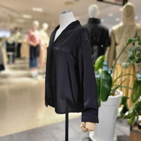 카라넥부들셔츠블라우스