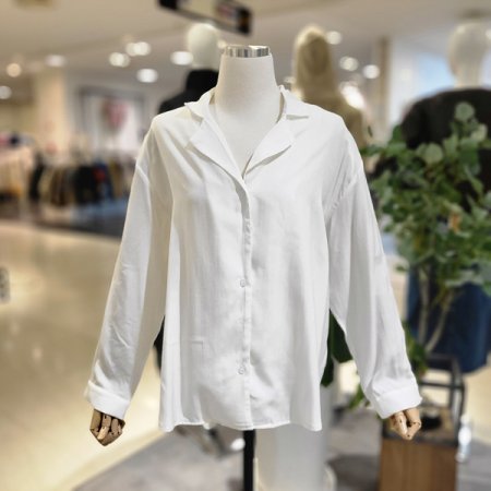 파파야 카라넥부들셔츠블라우스