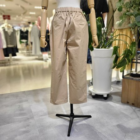 9부일자핏슬랙스면팬츠