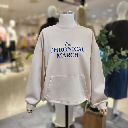 밑단스트링맨투맨티셔츠