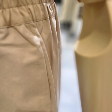 핀턱뒷밴딩와이드면팬츠