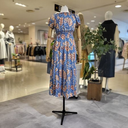 허리스모크밴드바캉스원피스