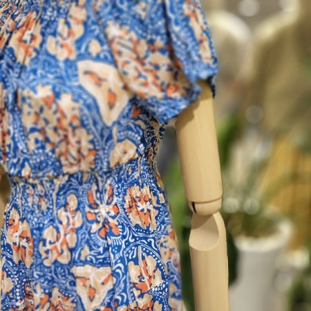 허리스모크밴드바캉스원피스