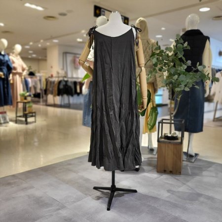 구김주름뷔스티에원피스