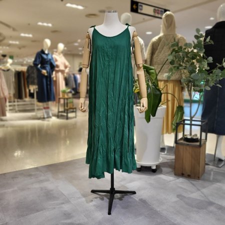 구김주름뷔스티에원피스