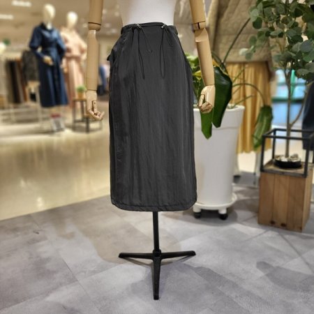 허리스트링H라인스커트