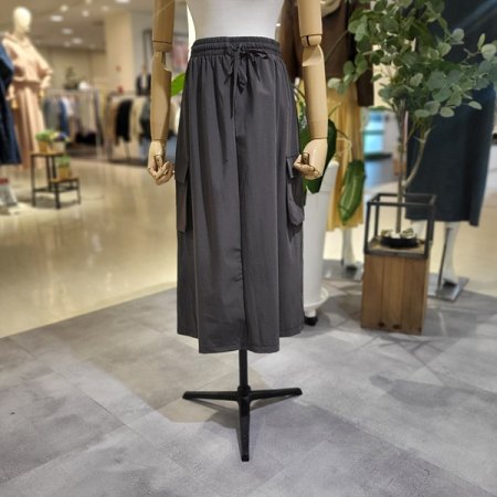 아웃포켓밴딩롱스커트