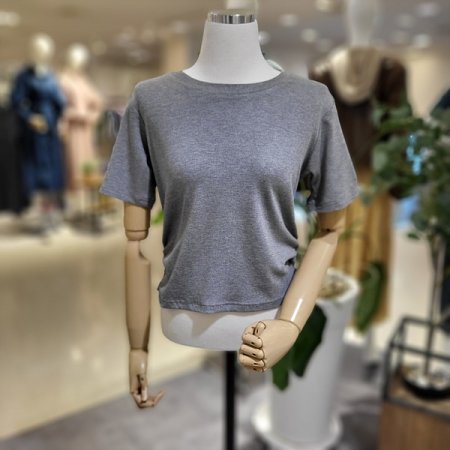 옆셔링반팔크롭티셔츠