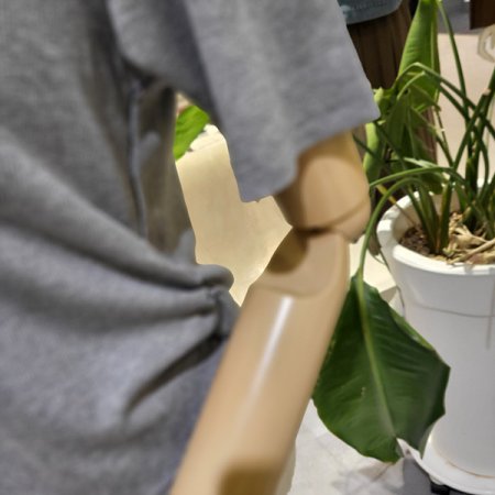 옆셔링반팔크롭티셔츠