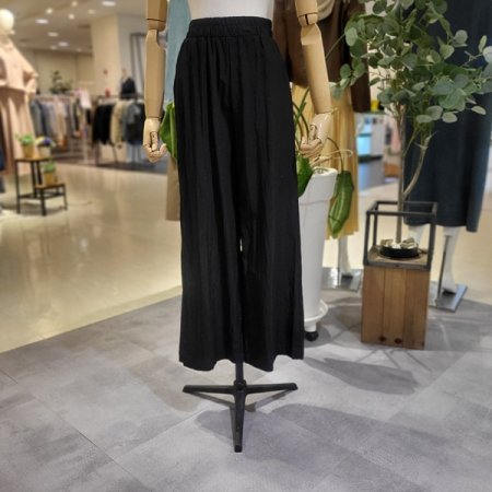 풀밴딩일자와이드여름팬츠