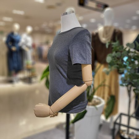 슬림핏반팔면티셔츠