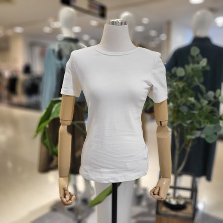 슬림핏반팔면티셔츠