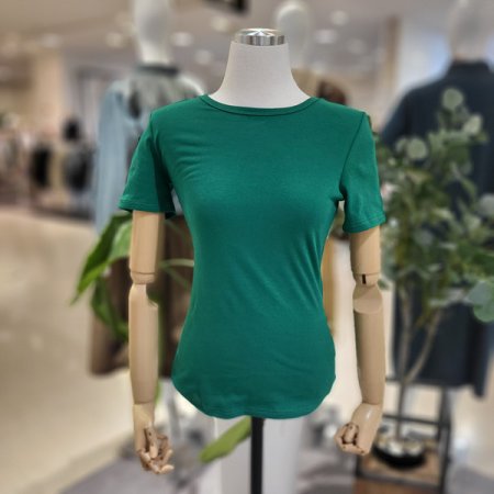 슬림핏반팔면티셔츠