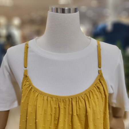 면플레어뷔스티어원피스