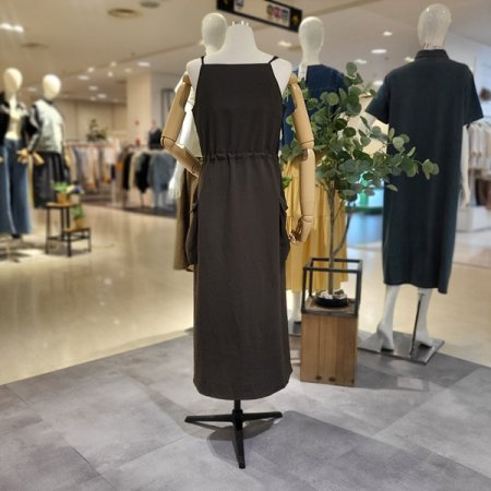 허리스트링뷔스티에롱원피스