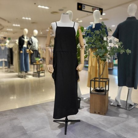 허리스트링뷔스티에롱원피스