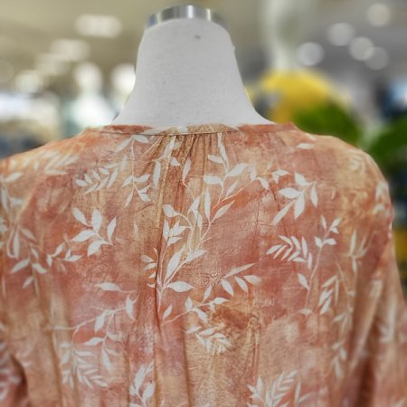 피치오렌지7부소매롱원피스