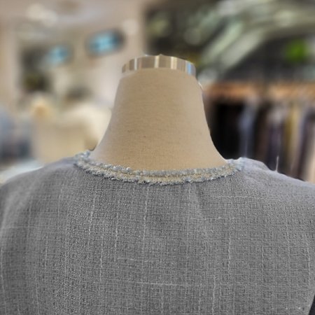 7부소매장여름트위드자켓