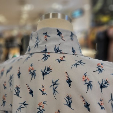 꽃잎카라넥여름셔츠블라우스