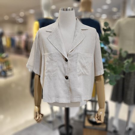 시스루반팔여름자켓