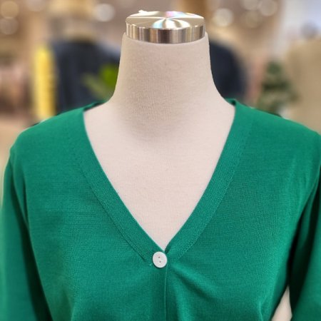 7부원버튼여름니트가디건