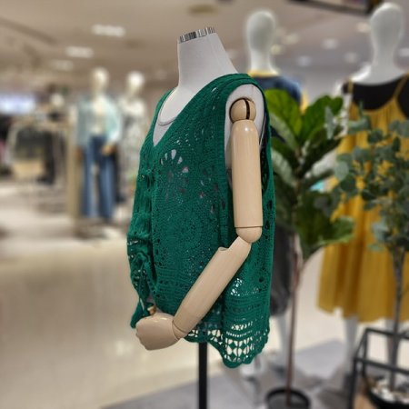 끈조절니트뷔스티에조끼