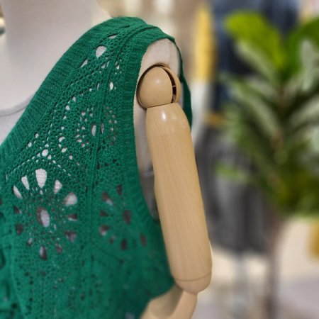 끈조절니트뷔스티에조끼