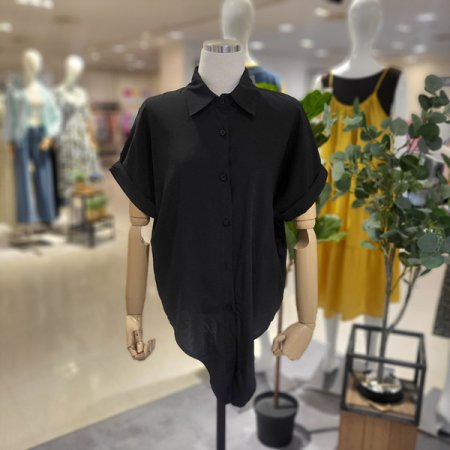꼬리리본반팔셔츠블라우스
