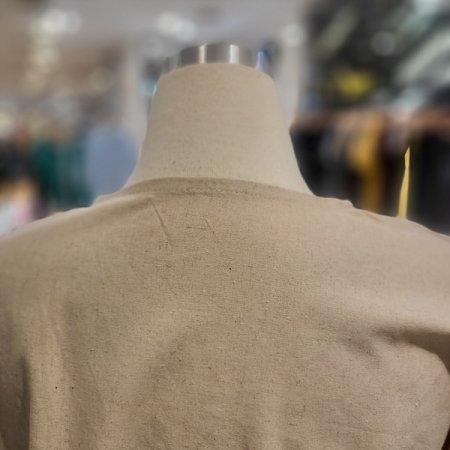 라운드넥긴팔린넨자켓