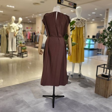 캡소매박시롱원피스